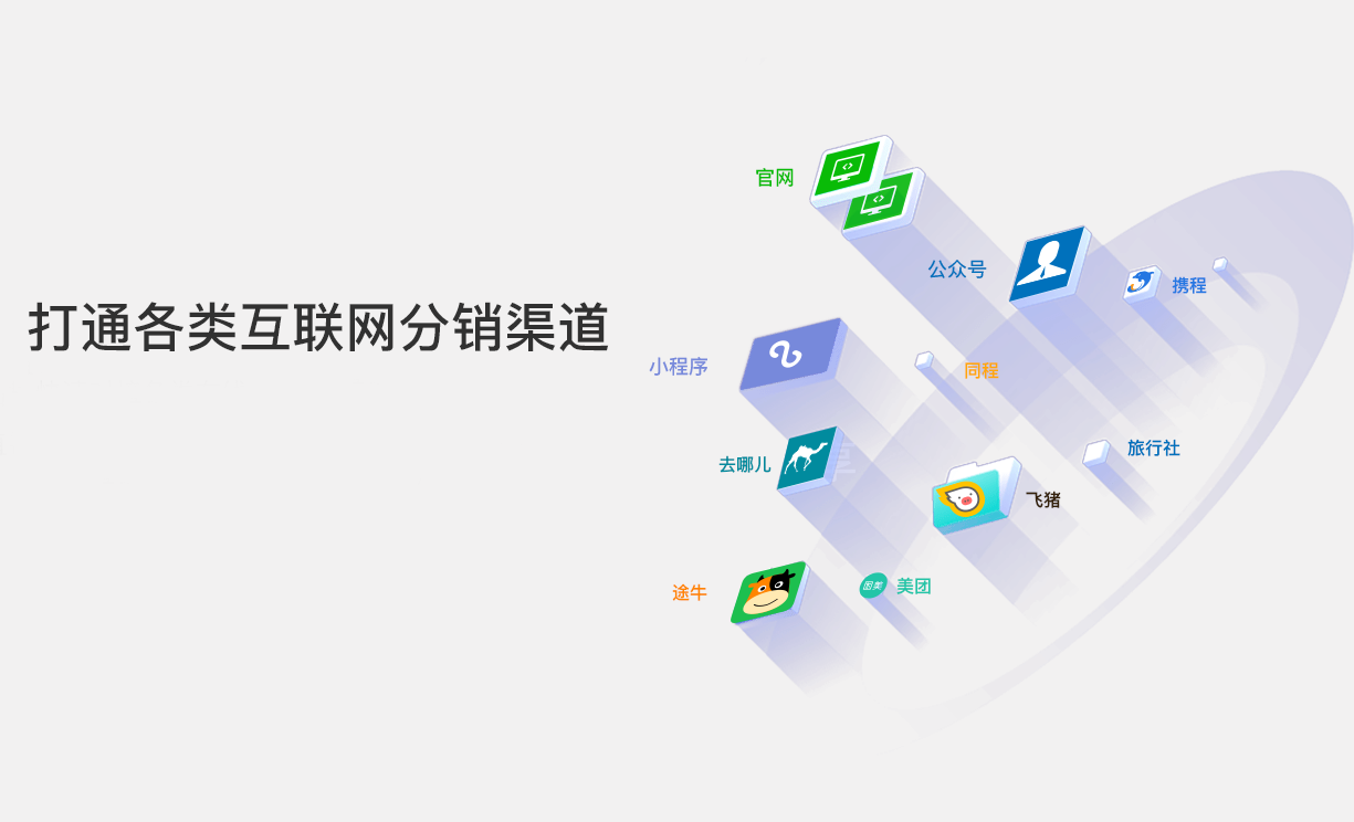 打通各類(lèi)互聯(lián)網(wǎng)分銷(xiāo)渠道